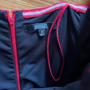 Red Badgley Mischka dress